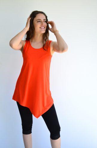 Top tunika LINA ORANŽNA