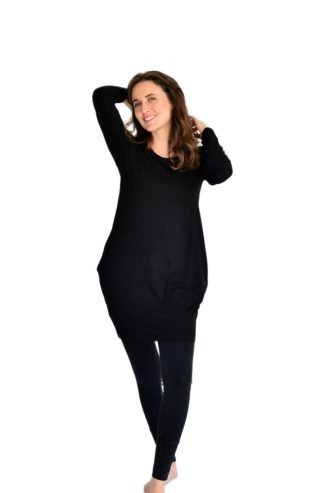 TUNIKA BALONČICA črna